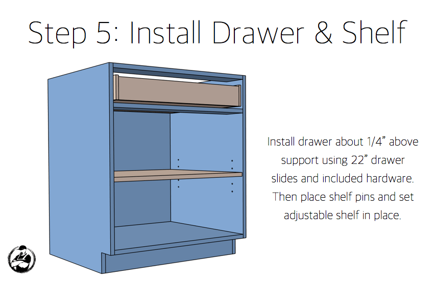 15in 4-Drawer Base Cabinet Carcass (Frameless) » Rogue Engineer