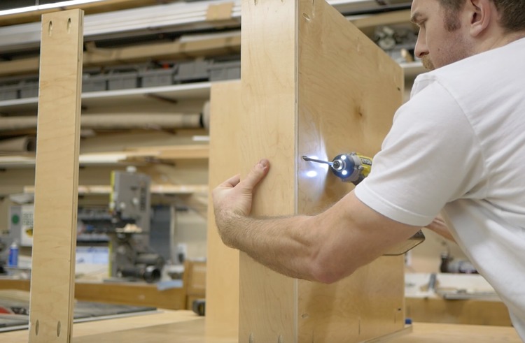 DIY 27in Sink Base Cabinet Carcass (Frameless) 