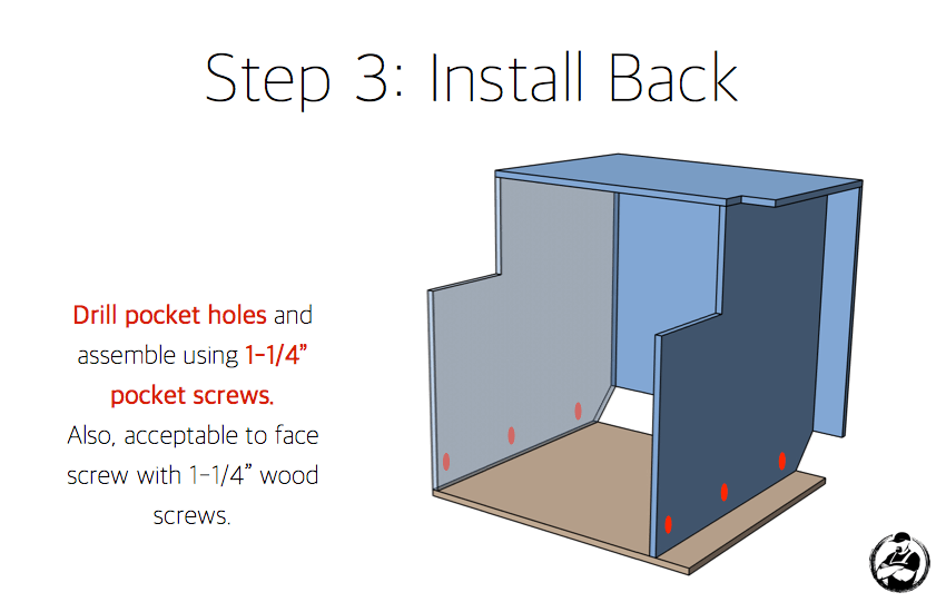 DIY 36in Lazy Susan Plans Step 3