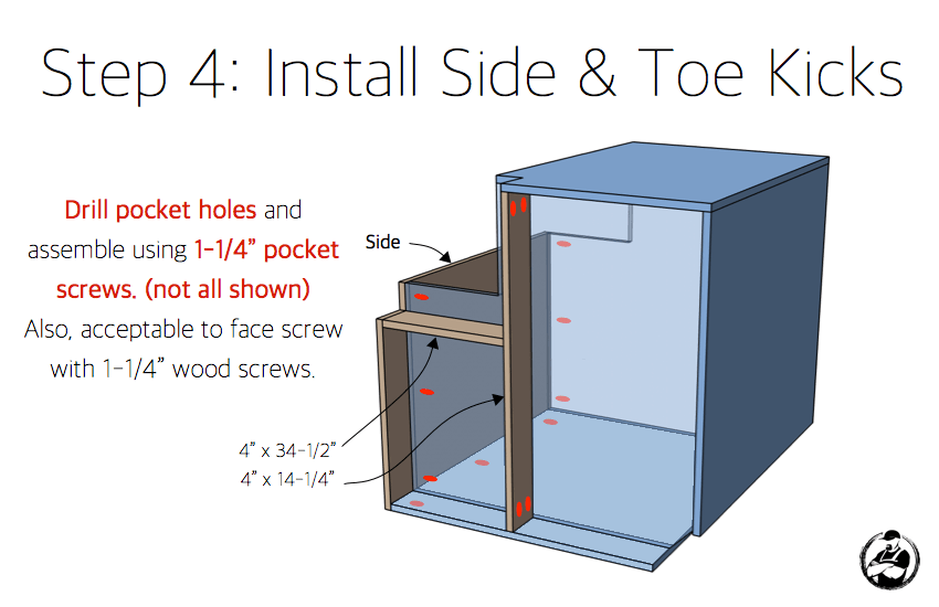 DIY 36in Lazy Susan Plans Step 4