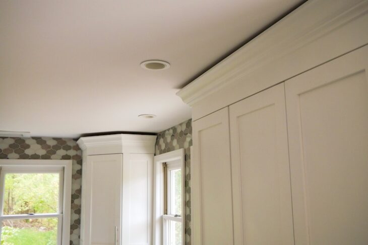 DIY Kitchen Cabinet Crown Molding