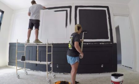 Double Raised Panel Feature Wall Rogue Engineer