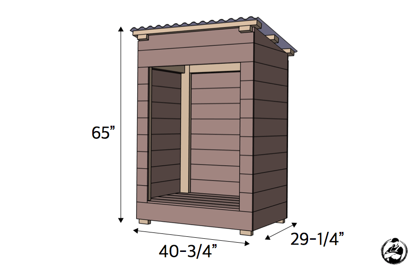 DIY Large Mail Shelter Plans Dimensions