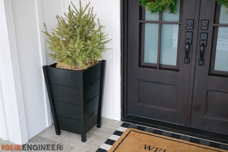 DIY Modern Tapered Planter Plans Rogue Engineer 1