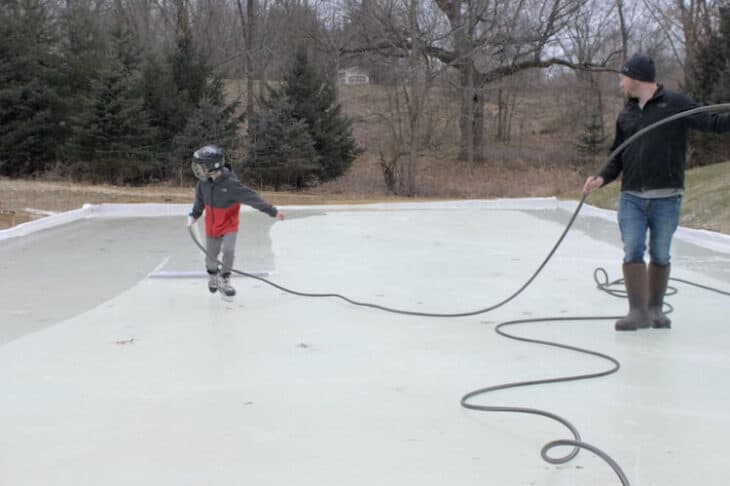 Homemade Device For Rink Backyard Ice Rink & More » Rogue Engineer
