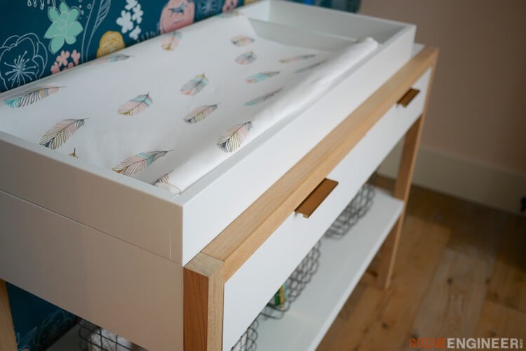 modern changing table