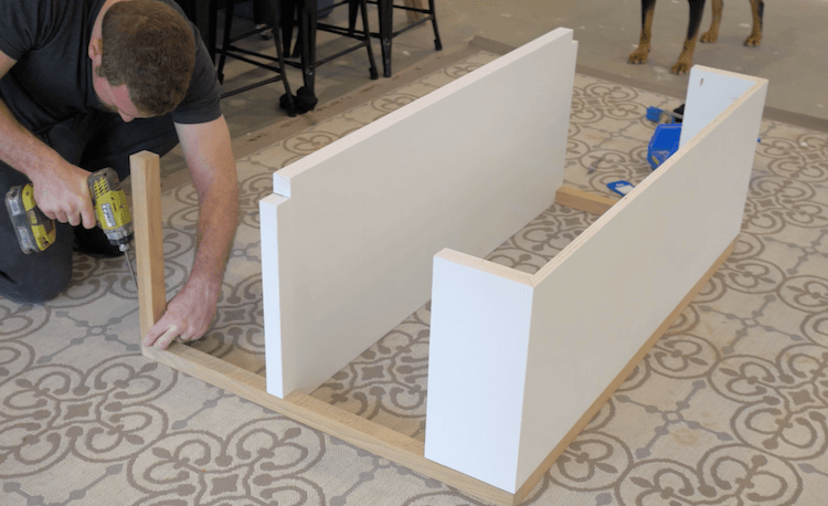 DIY Modern Changing Table Plans Step 7