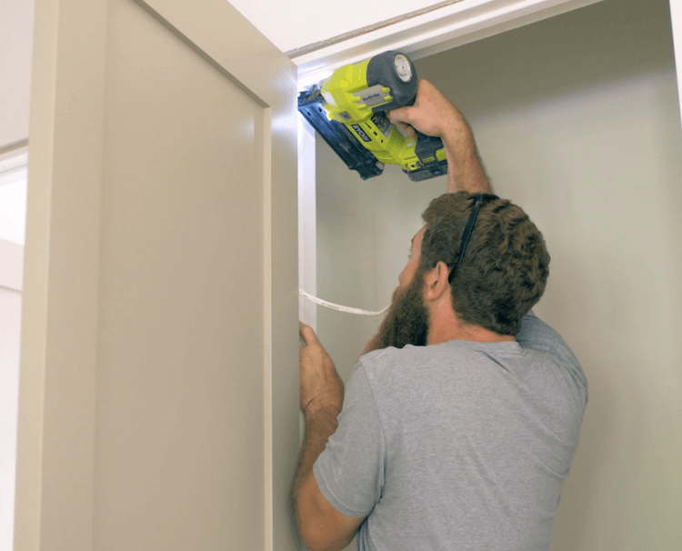 How to Install Prehung Interior Door with Jamb Switch7