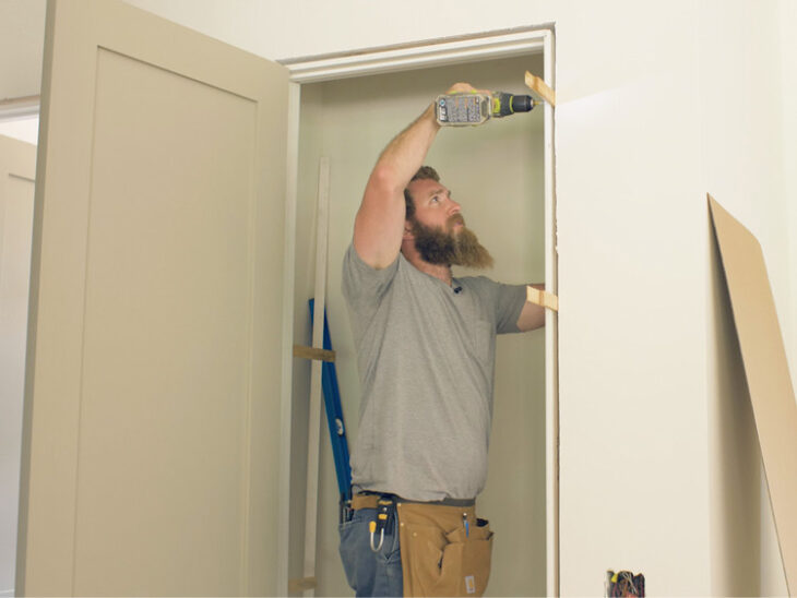 how to install a door jam