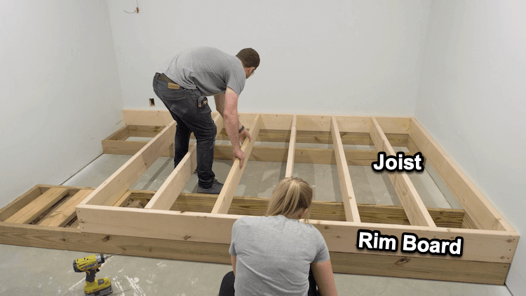 How to build a theater riser Step 4 1