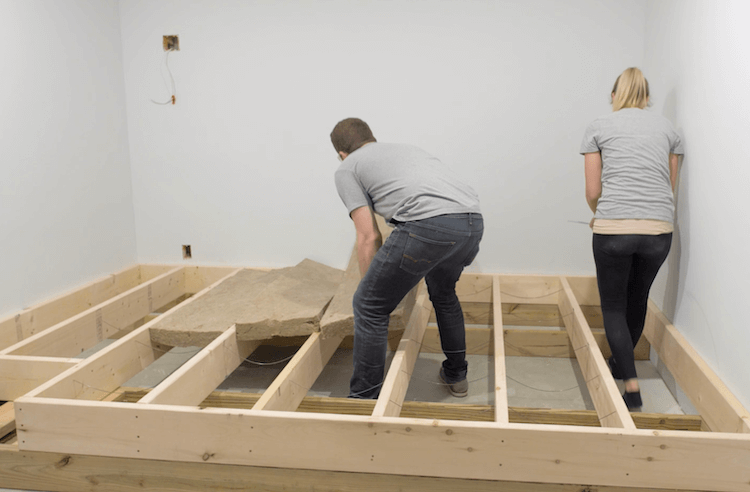 How to build a theater riser Step 6