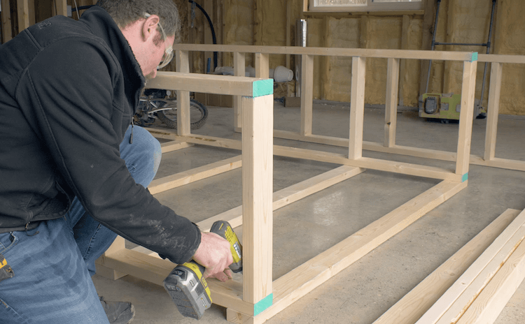 Portable Garage Storage Shelves DIY Plans2