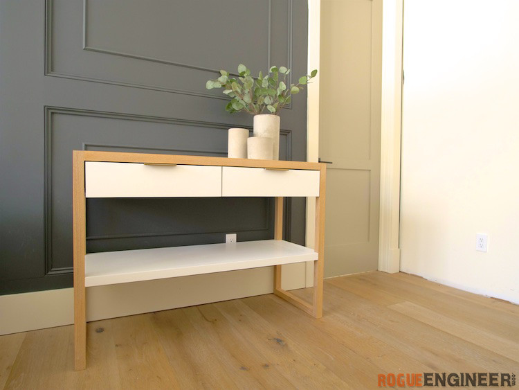 Built in online console table