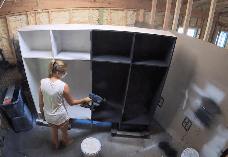 How to Build Mudroom Lockers 15