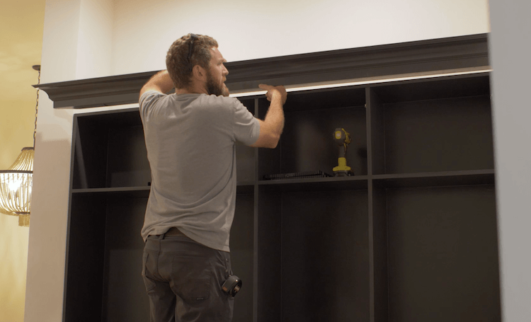 How to Build Mudroom Lockers 19