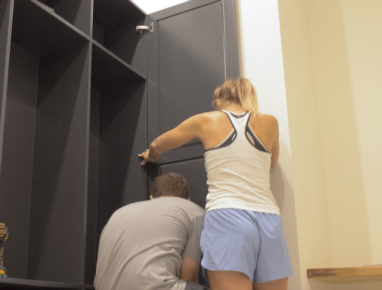 How to Build Mudroom Lockers 24