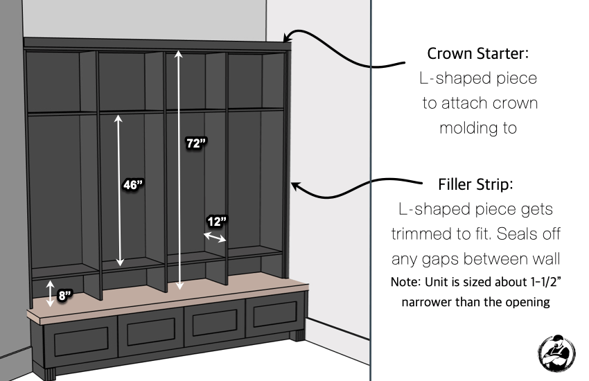 Mudroom discount hook height