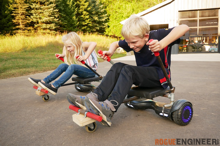 Segway with go online kart attachment