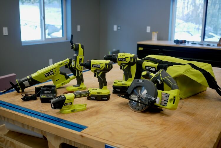 Ryobi one+ 18v 6 deals piece tool combo kit