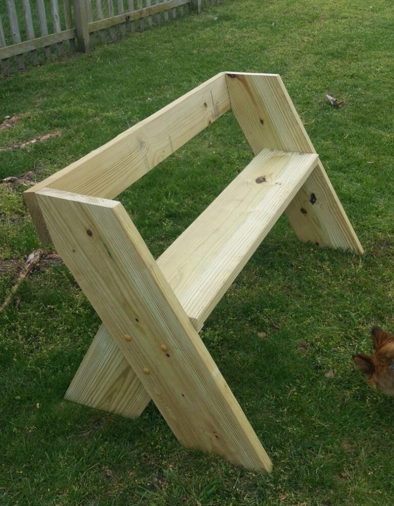 Diy Outdoor Bench In 30 Mins W Only 3 Tools Plans By Rogue Engineer 2422