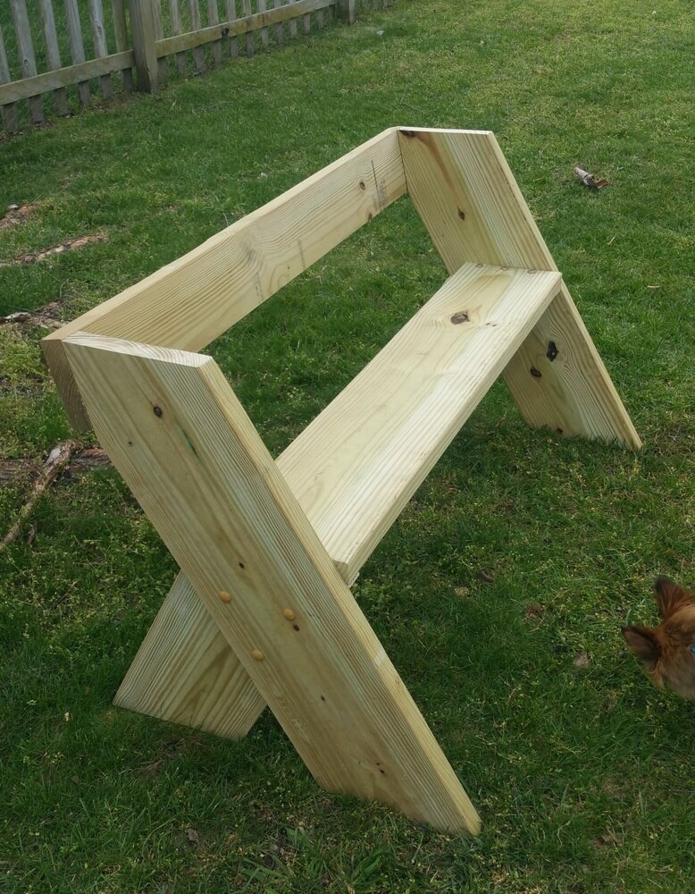 Diy Outdoor Bench In 30 Mins W Only 3