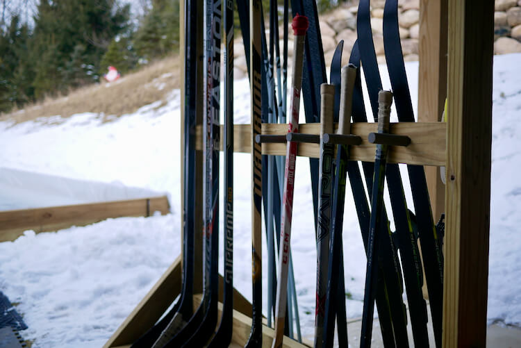 DIY Freestanding Hockey Stick Rack Plan Rogue Engineer 4