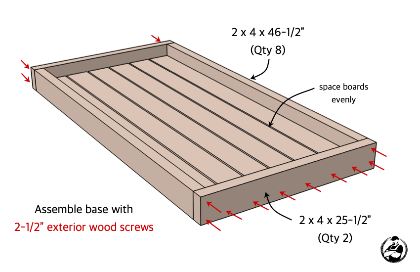 DIY Hockey Stick Ski Rack Plans Step 1