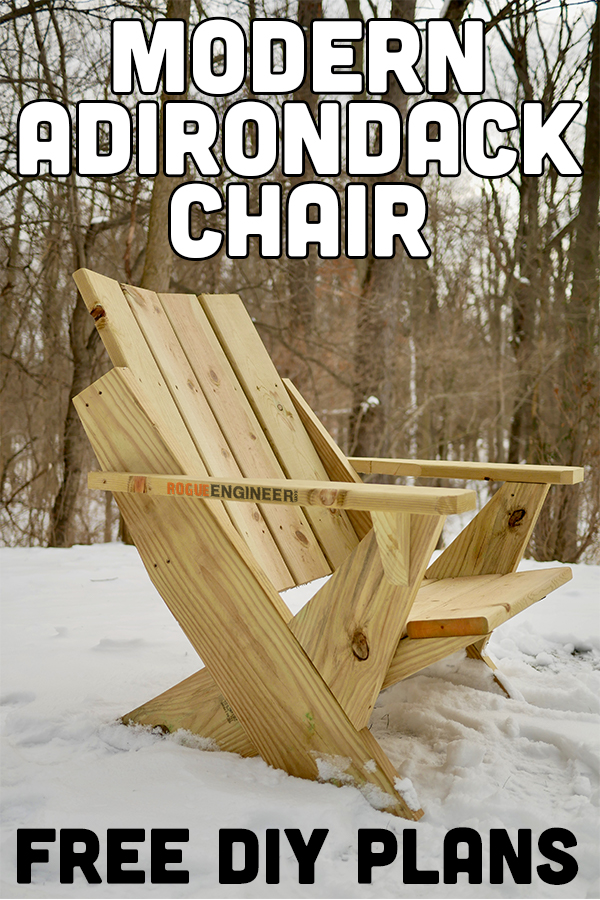 Easy Adirondack Chair Plans PIN ME