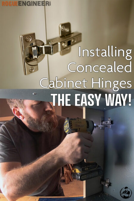 Installing Concealed Cabinet Door Hinges And Handles Rogue Engineer