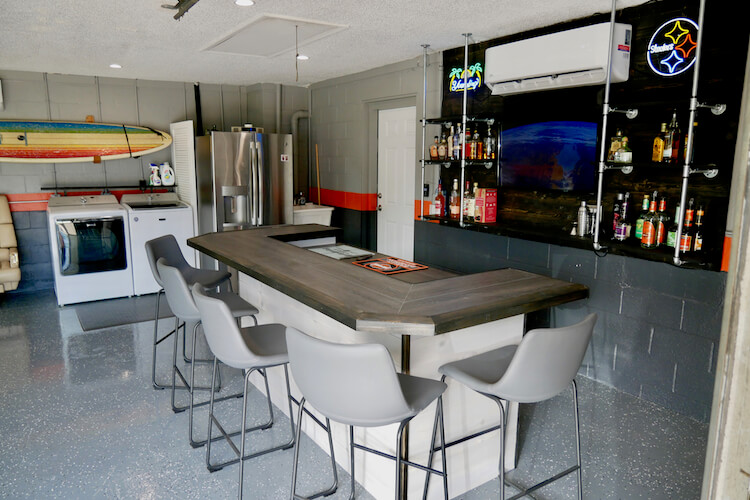 cool garage bar ideas