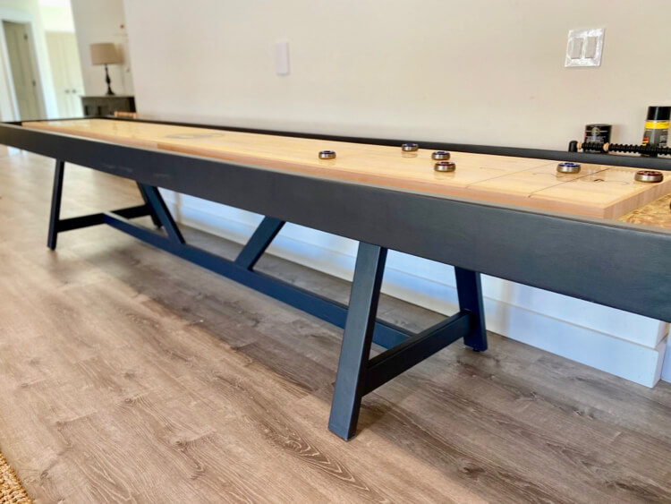 build your own diy shuffleboard table