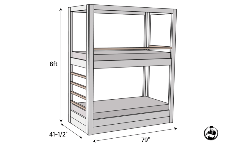 Built-In Twin Bunk Bed » Rogue Engineer