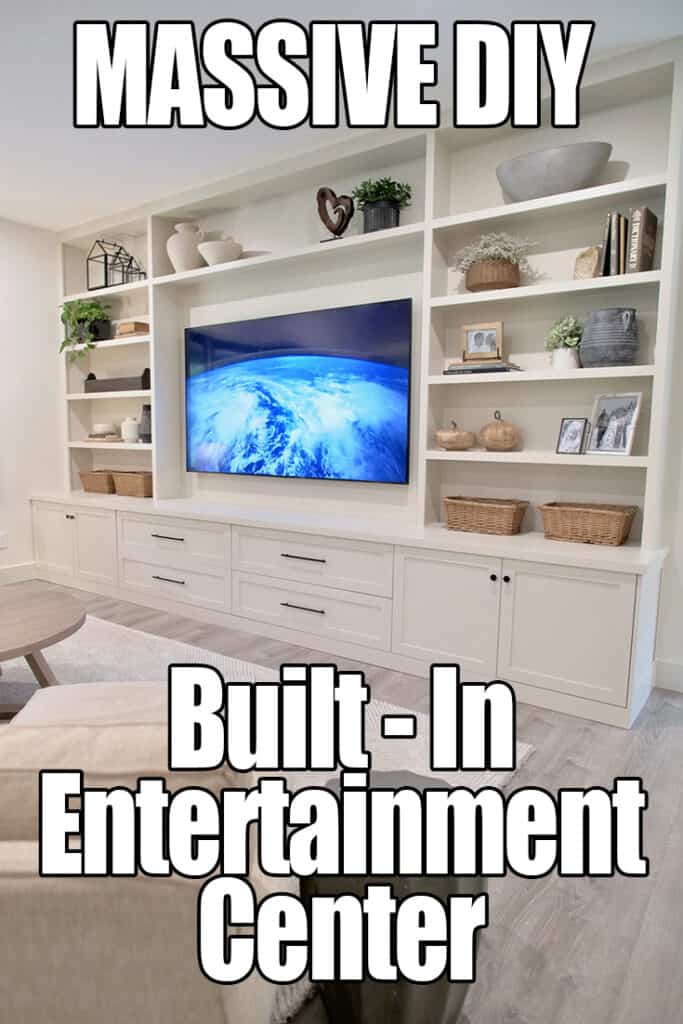 Our DIY Built-in Media Center Reveal (Material List & Cost Included)