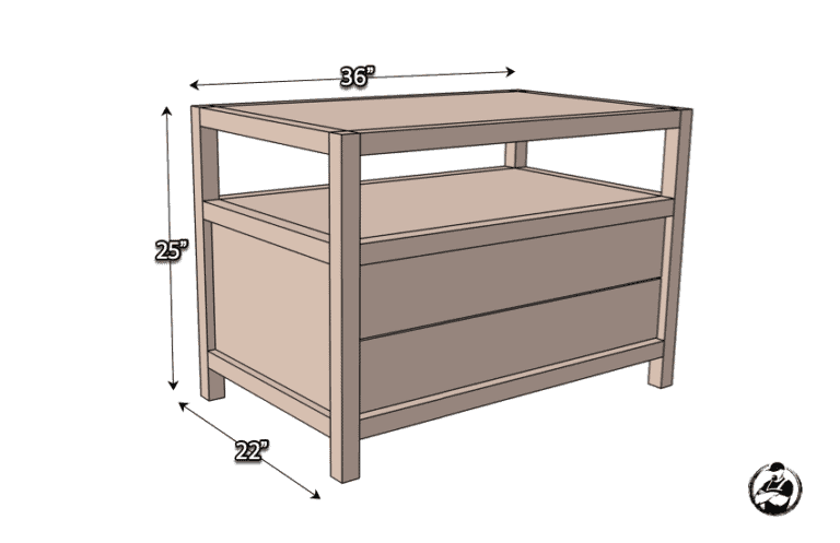 Bedside Table w/ Charging Shelf » Rogue Engineer