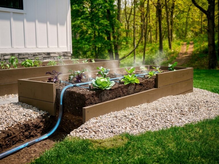 DIY Raised Garden Bed Irrigation