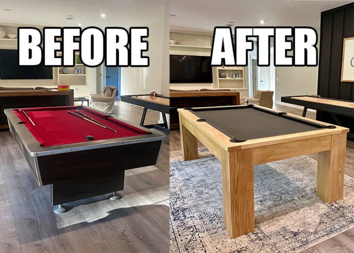 DIY Pool Table Renovation