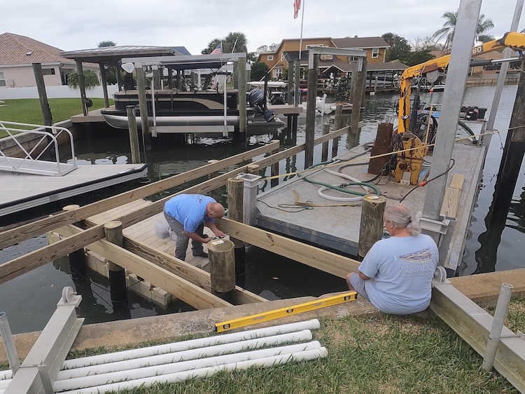 Complete Dock Renovation Step 9