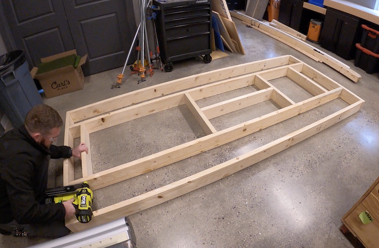 DIY Built In Loft Bed Step 1