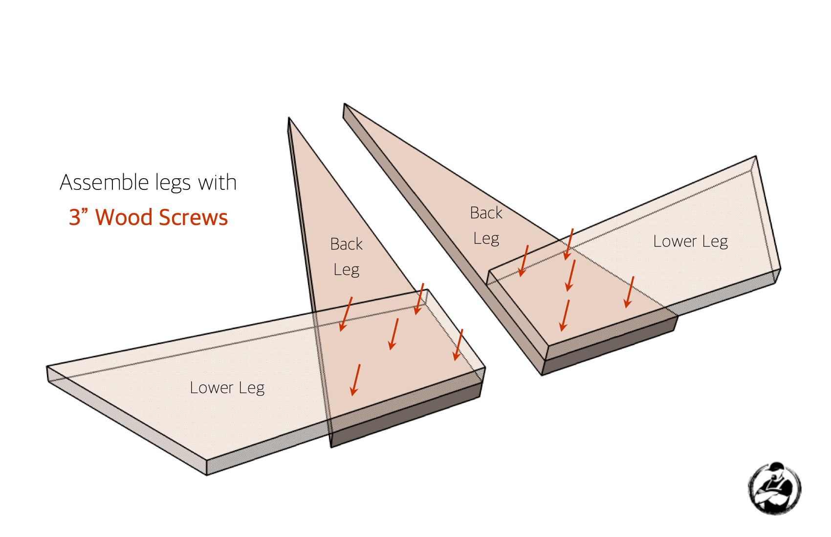 DIY Outdoor Bench Plans Step 1