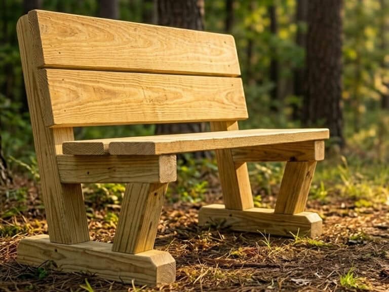 DIY Outdoor Bench Plans Feature