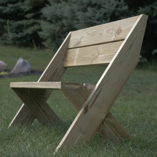 2x6 outdoor bench with back gallery 8