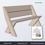 Outdoor Bench – 2x8s