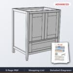 30in Bathroom Vanity