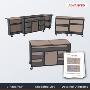 71 concealed extendable bar console cover