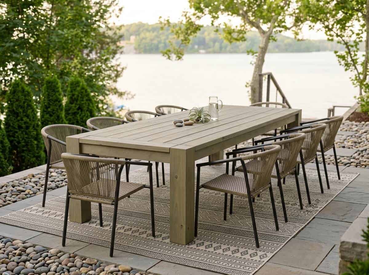 DIY Pottery Barn Outdoor Table