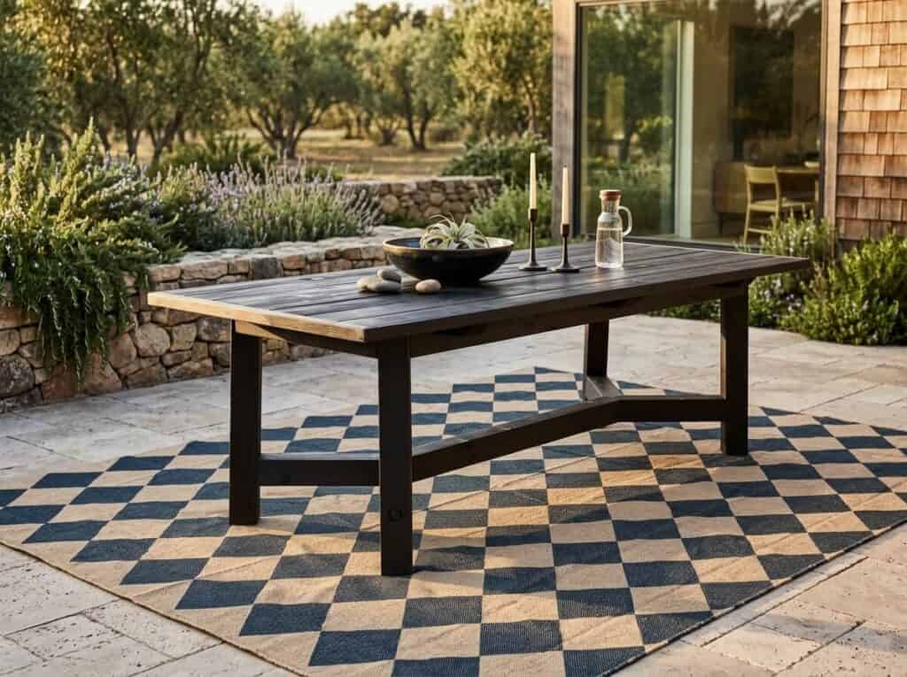 DIY Pottery Barn Outdoor table