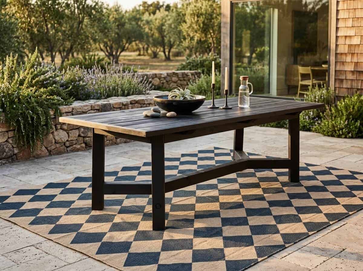 DIY Pottery Barn Farmhouse Dining Table knockoff — handmade replica of the original