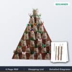 Tree Advent Calendar Pottery Barn Knock Off