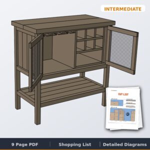 bar cabinet cover