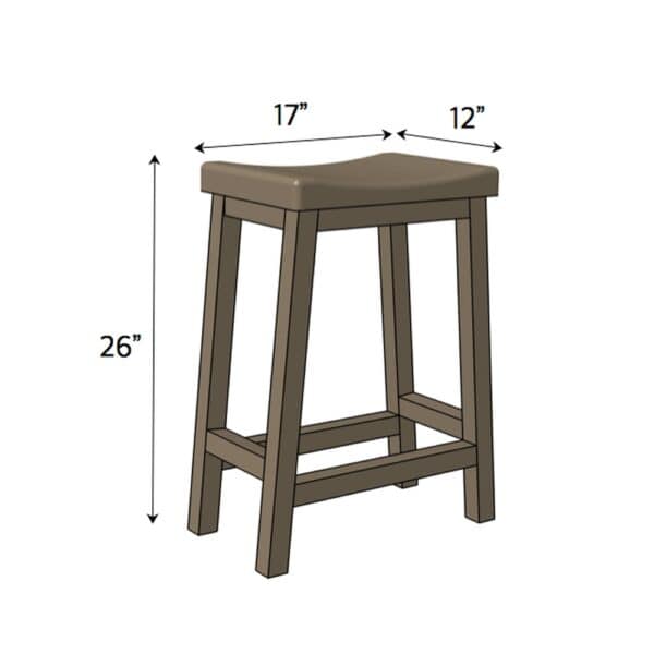 bar stool dimensions